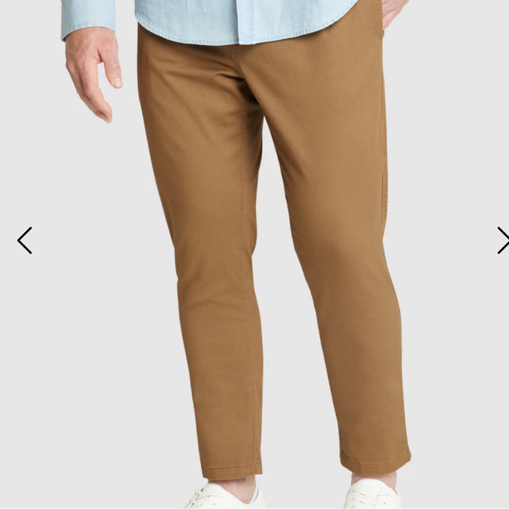NWT Men’s Johnny Bigg Khaki Elastic Waist Pant. Size 46.